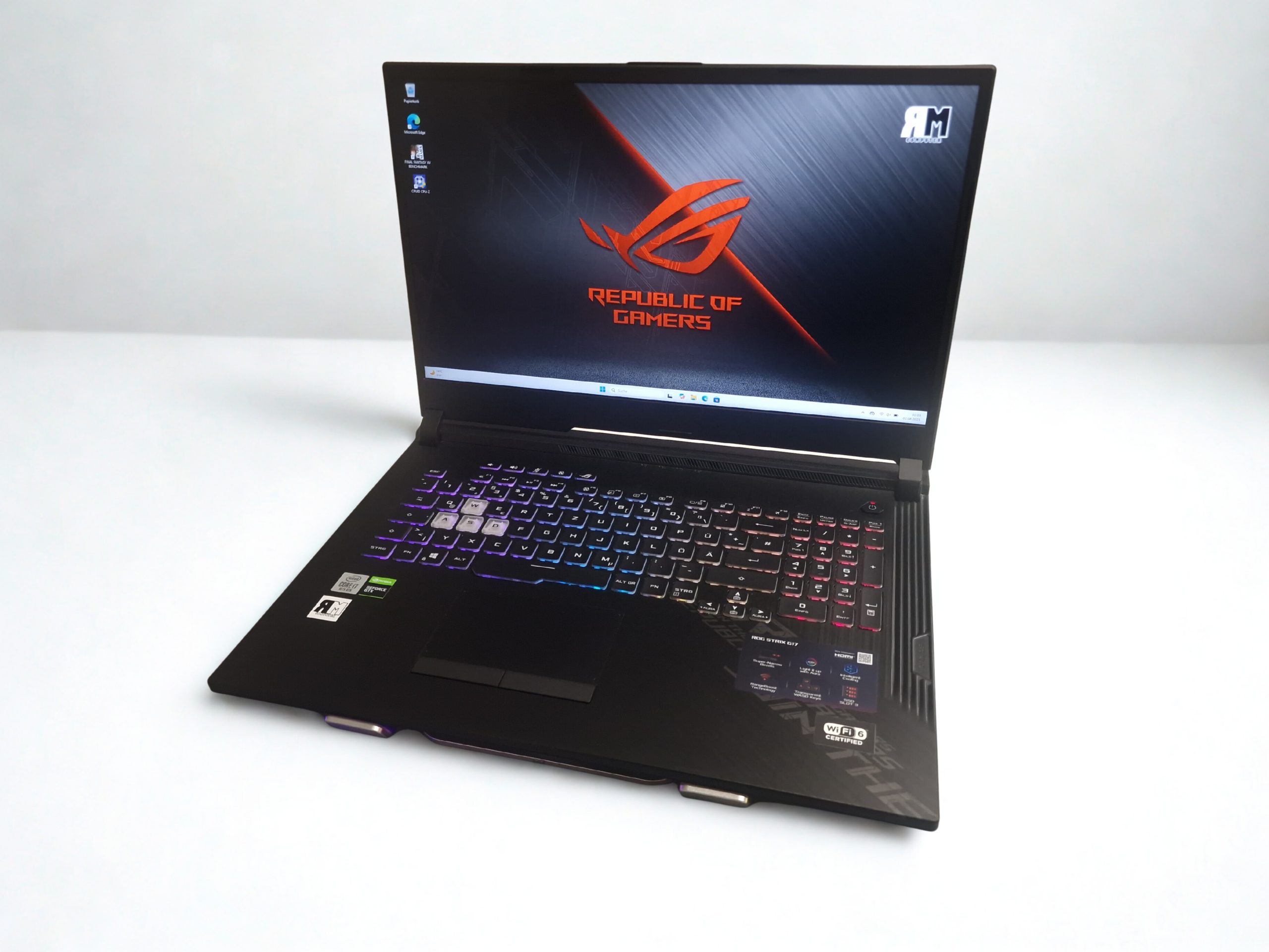⭐ASUS ROG StriX – i7 10th, GTX 1660 Ti 6GB, 16GB RAM, 2x SSD, AURA, OVP – GAMING! – TOP!⭐