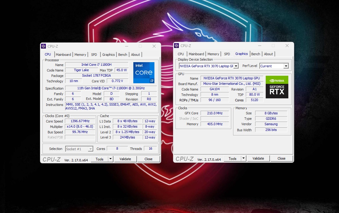 ⭐MSI Katana GF76 – i7 11th, RTX 3070 8GB, 16GB RAM, 2xSSD, ALU, 144Hz – GAMING – TOP!⭐ – Bild 6