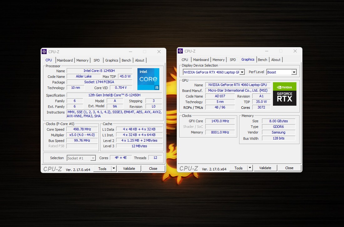 ⭐MSI Thin GF63 – i5 12th, RTX 4060 8GB, 16GB RAM, 2xSSD (2,5TB), ALU, 144Hz – GAMING – TOP!⭐ – Bild 6
