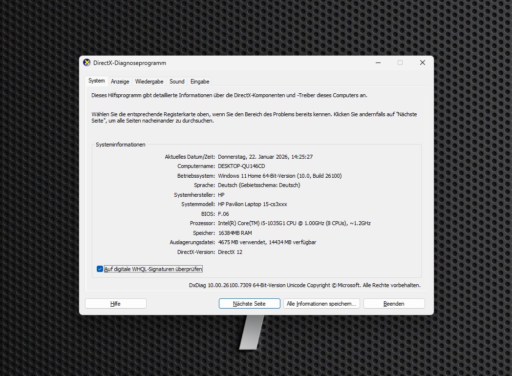 ⭐HP Pavilion 15 – i5 10th, MX250 2GB, 16GB RAM, 512GB SSD – Business Laptop – TOP!⭐ – Bild 6