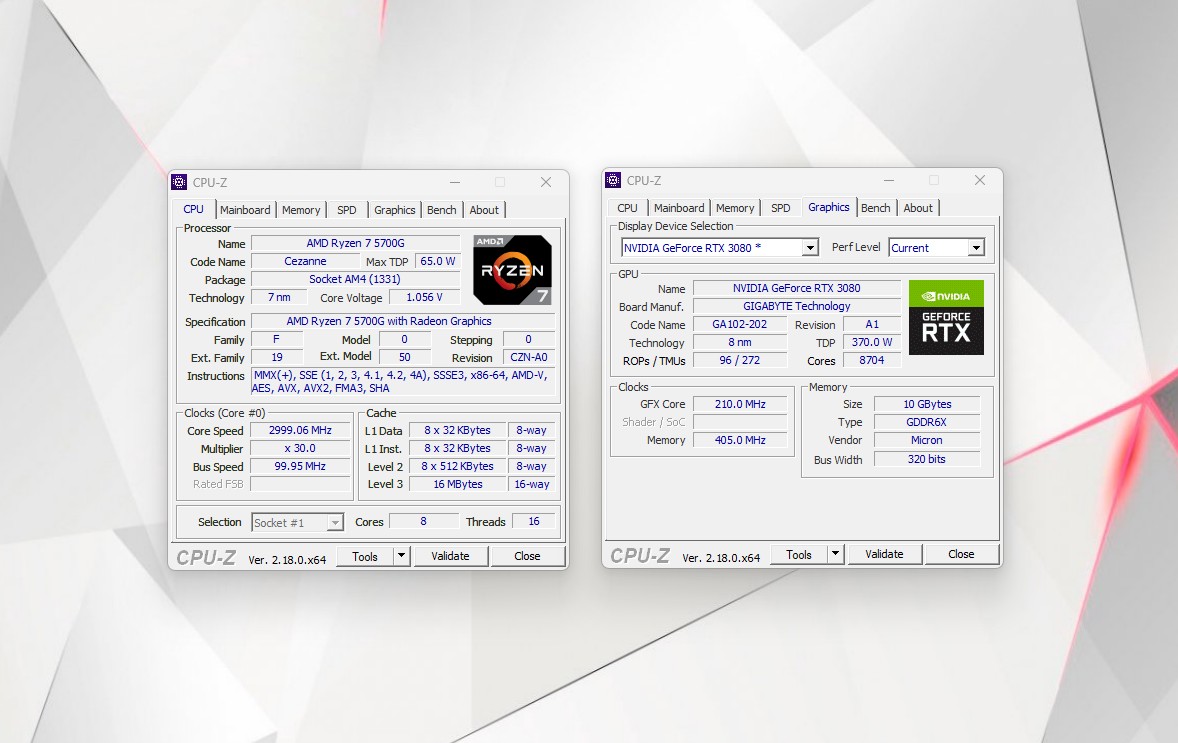 ⭐RMC Gaming PC – Ryzen 7 5700G, RTX 3080 10GB, 32GB RAM, 1000GB SSD, RGB, WaKu – TOP!⭐ – Bild 8