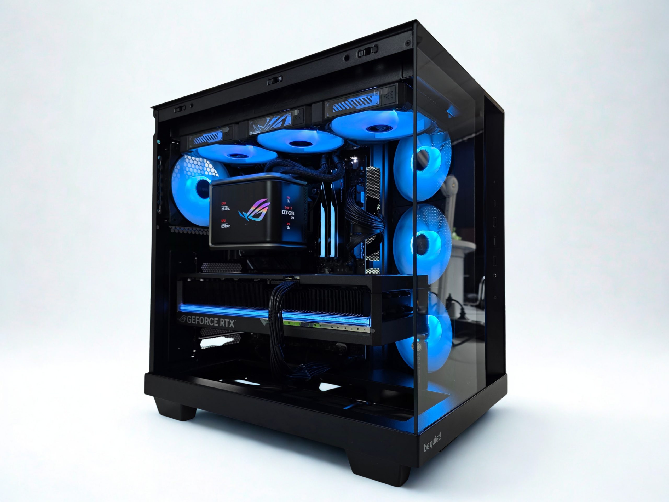 ⭐RMC Gaming PC – RYZEN 9 9950X3D, RTX5080 16GB, 64GB DDR5 RAM, 4000GB SSD, WaKU, ASUS ROG - TOP⭐