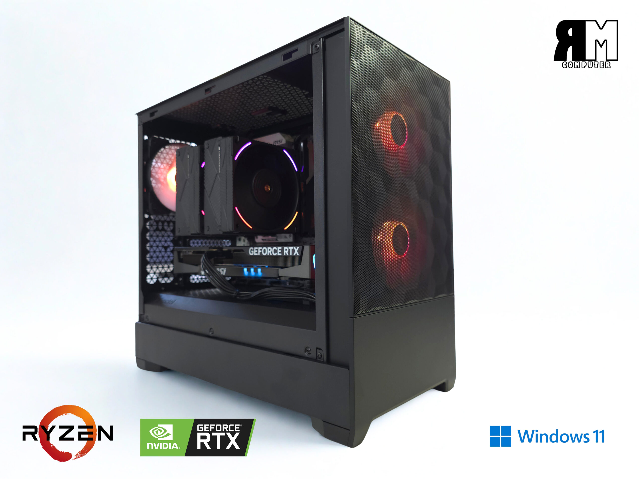 ⭐RMC Gaming PC – RYZEN 5 9600X, RTX 5060 Ti 8GB, 32GB DDR5 RAM, 1000GB SSD, MSI - TOP⭐