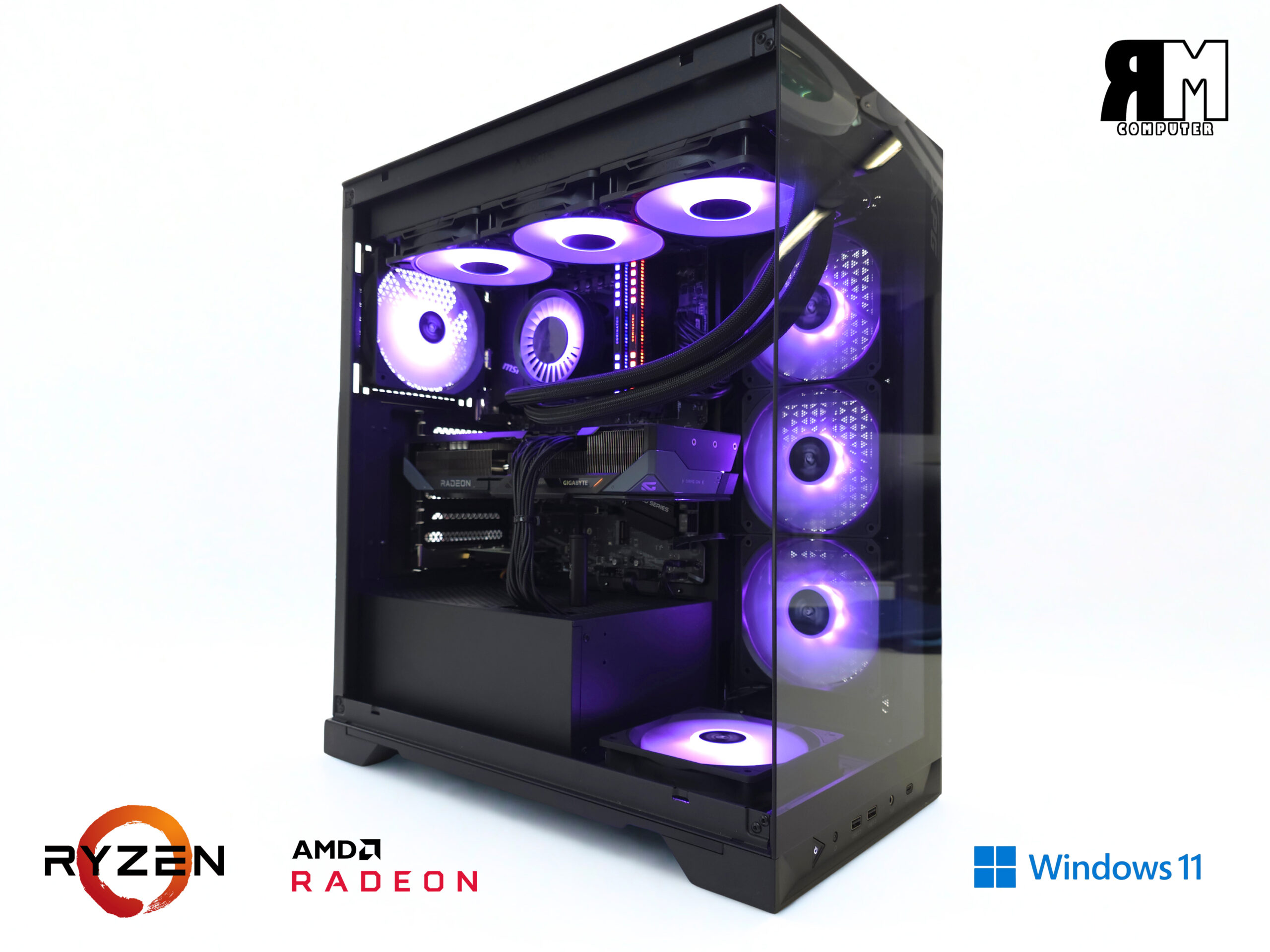 ⭐RMC Gaming PC – Ryzen 7 5700X, RT 9070 XT 16GB, 32GB RAM, 1000GB SSD, WaKU - TOP⭐