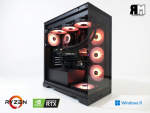 ⭐RMC Gaming PC – RYZEN 7 9800X3D, RTX 5070 Ti 16GB, 32GB DDR5 RAM, 1000GB SSD, WaKU - TOP⭐